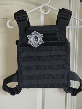 Black Tactical Security Vest